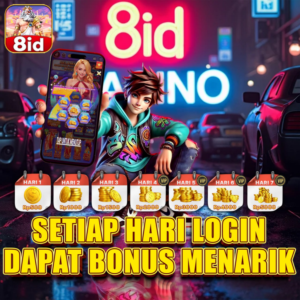 8id apk slot setiap hari login dapat bonus menarik