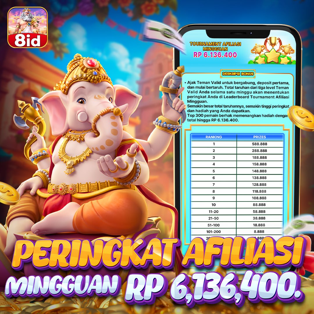 Peringkat Afiliasi Mingguan – Total Hadiah Rp 6.136.400!